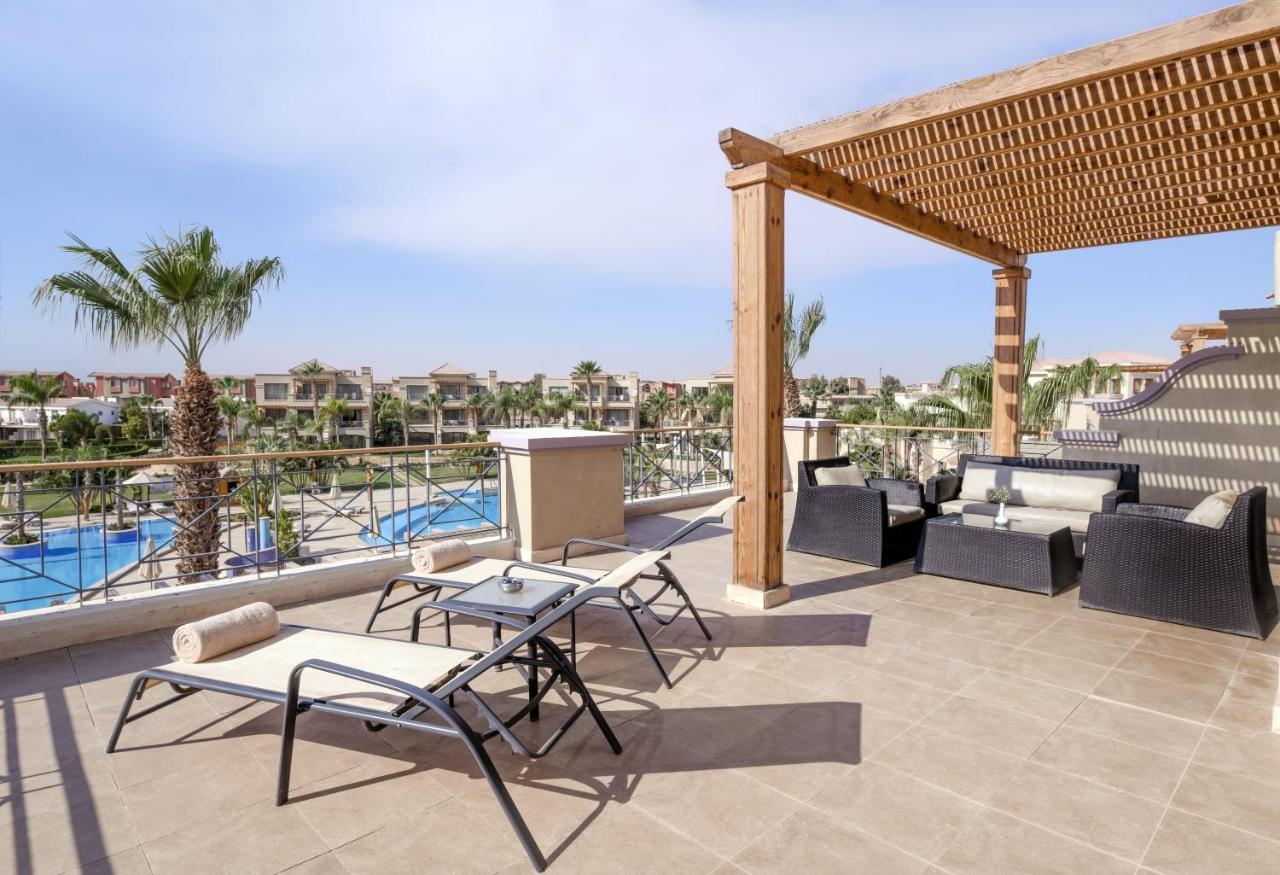 小威尼斯高尔夫杰斯酒店&度假村 艾因苏赫纳 外观 照片 Rooftop at the Hilton Sharm El Sheikh